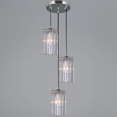 Подвесная люстра Illumico IL3562-3PSQ-24 CR LYRA