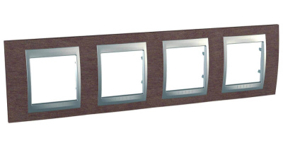 Рамка 4-постовая Schneider Electric Unica Top MGU66.008.0M4