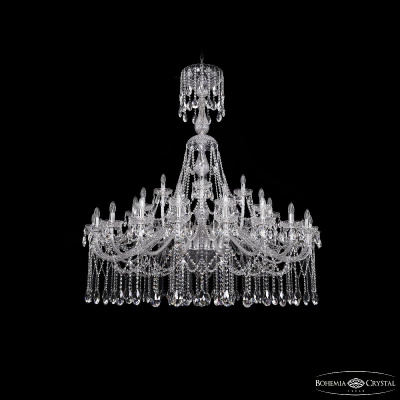 Подвесная люстра Bohemia Ivele Crystal 1413/20+10+5/530/XL-160 Ni