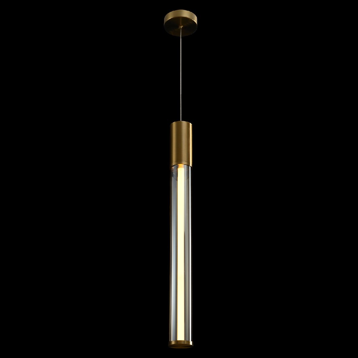Подвесной светильник Crystal Lux LINEUP SP11W LED BRASS