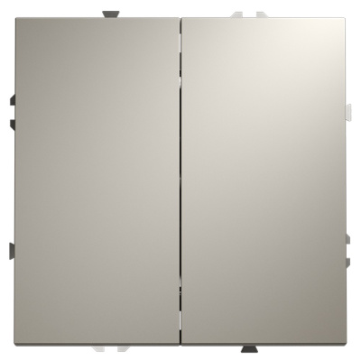 Проходной переключатель двухклавишный Voltum S70 VLS020303 (кашемир)