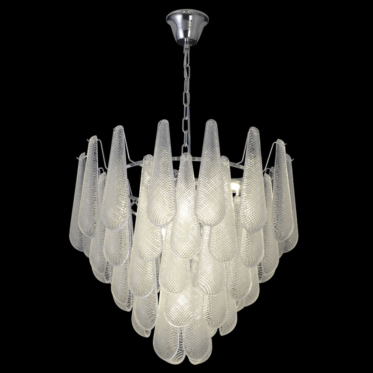 Подвесная люстра Crystal Lux FONTAIN SP10 CHROME
