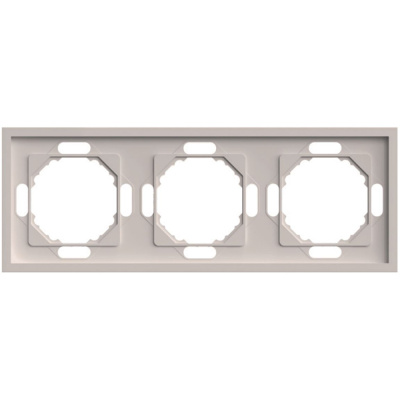 Рамка 3-местная Stekker Эмили PFR00-5003-08 кашемир soft touch 49912