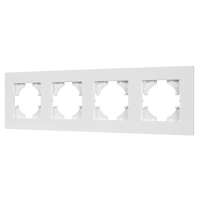 Рамка на 4 поста пластиковая Arlight FRM-PERIO-PL-4-WH 049758