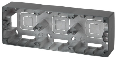 Коробка для накладного монтажа на 3 поста Эра 12-6103-05 Б0043184