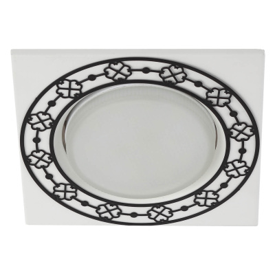 Встраиваемый светильник ЭРА KL78 WH/BK Б0037367