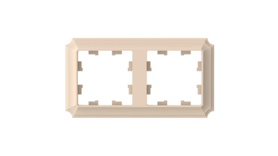 Рамка 2-ая, универсальная Systeme Electric AtlasDesign Antique Песочный ATN101202