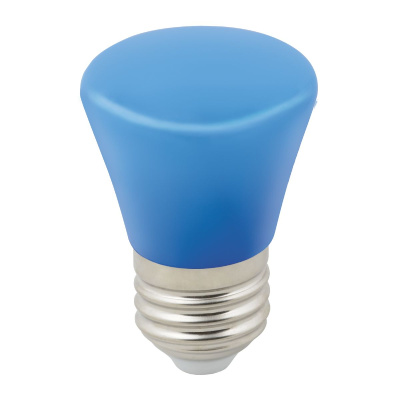 Лампа светодиодная Volpe Decor color LED-D45-1W/BLUE/E27/FR/С BELL UL-00005639