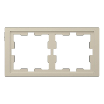 Рамка 2-постовая Schneider Electric Merten D-Life MTN4020-6533