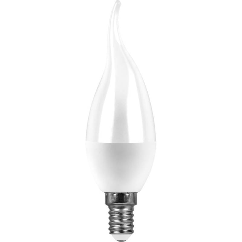 Лампа светодиодная Feron LB-97 Свеча на ветру E14 7W 6400K 38135