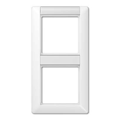 Рамка двухместная с полем для надписи Jung AS582NAWW