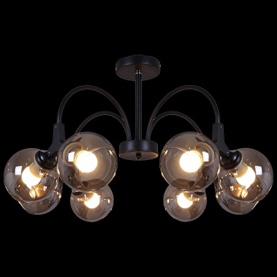 Люстра на штанге Reluce 01268-0.3-08 BK+CR