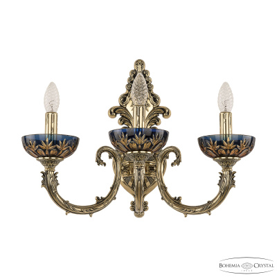 Бра Bohemia Ivele Crystal Florence 7109B15/3/210 GB P Amber-Blue/H-1I