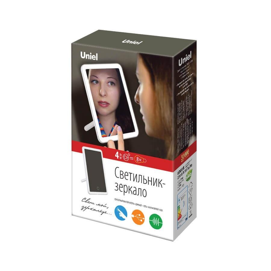 Зеркало с подсветкой (UL-00002758) Uniel TLD-590 White/LED/80Lm/6000K/Dimmer