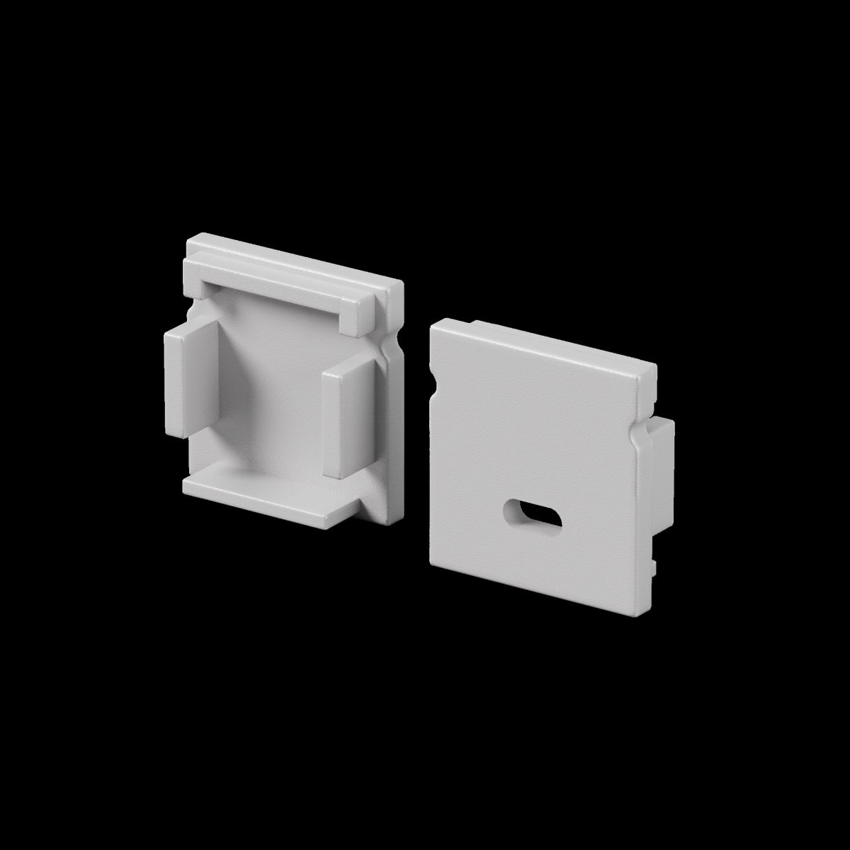 Комплект заглушек для профиля 2020 2шт Maytoni Led Strip ALM-2020-EC 642072