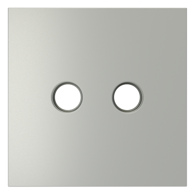 Накладка для розетки телевизионной оконечной TV+SAT Voltum S70 (сталь) VLS001605