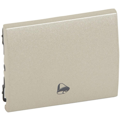 Лицевая панель Legrand Galea Life выключателя Звонок титановая 771446