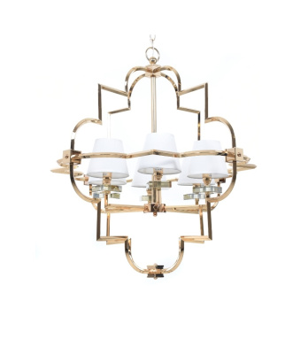 Подвесная люстра Lumina Deco Baltimore LDP 8020-6 GD+WT