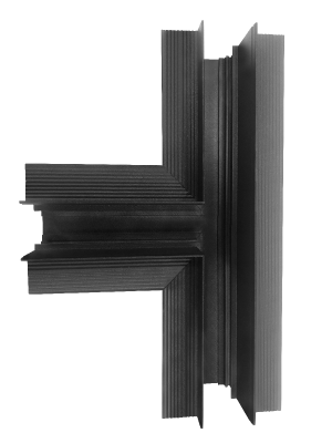 Коннектор Т-образный iLedex Vision T-TYPE CONNECT 4822-022-44/92-BK