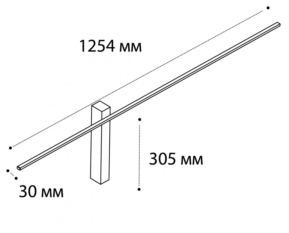 Настенный светильник Italline IT03-1422 black