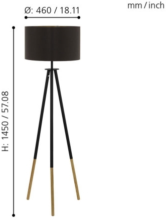 Торшер Eglo Bidford 49148