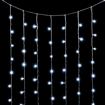 Гирлянда Занавес облегченный Laitcom (LTC) PCL400NOTBLW-10-2W