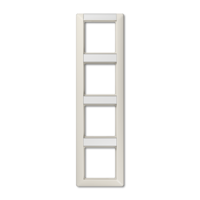 Рамка четырехместная с полем для надписи Jung AS584NA