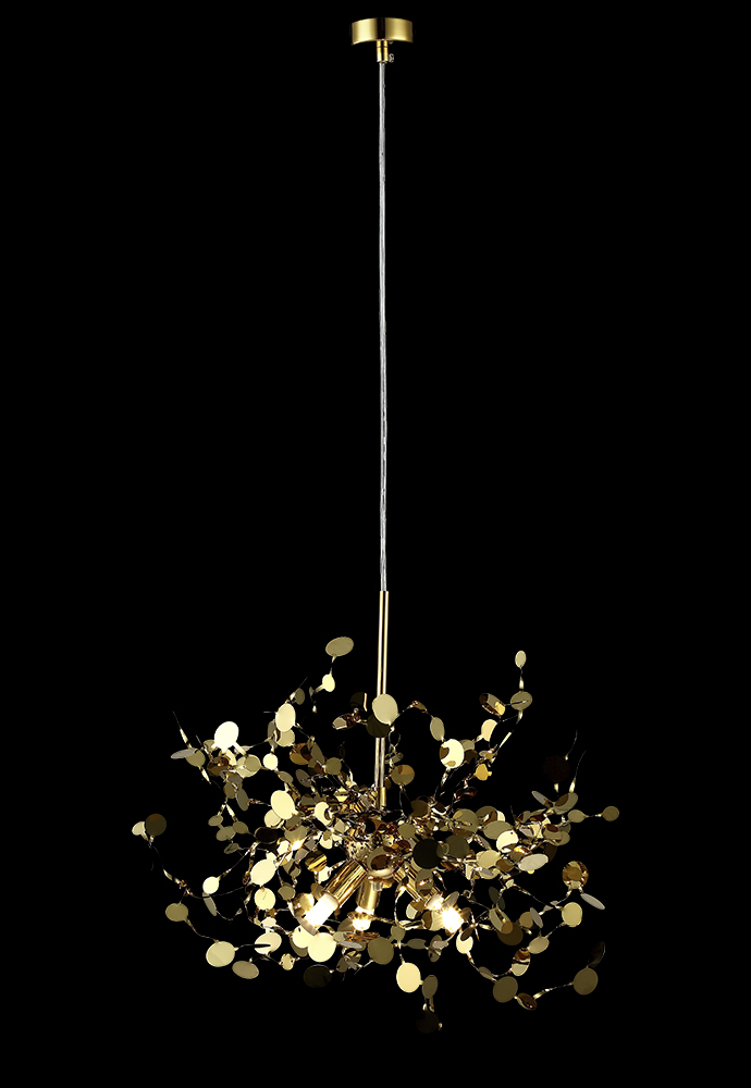 Подвесной светильник Crystal Lux GARDEN SP3 D400 GOLD