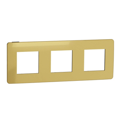 Рамка 3-постовая Schneider Electric Unica New NU280662