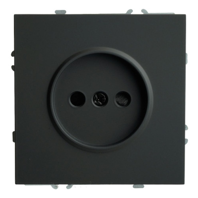 Розетка 1-местная б/з с защитной шторкой Stekker Эмили RST16-5109-05ZK 50250