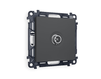 Комплект механизма TV розетки проходной 5-1000 MHz 4dB Ambrella Volt Alfa MA913030