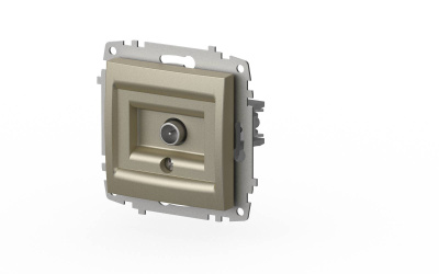 Розетка для TV с экраном (проходная) ELBI Zena Vega 609-011400-272