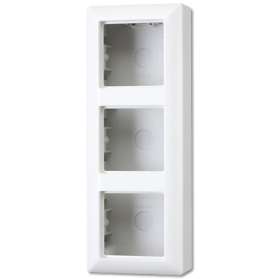 Коробка трехместная Jung AS583AWW