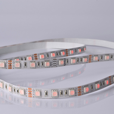 Светодиодная лента Uniel ULS-M25-5050-60LED/m-10mm-IP20-DC12V-14,4W/m-5M-RGB PROFI катушка в герметичной упаковке