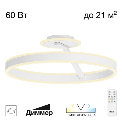 Потолочная люстра Citilux Дуэт CL719750