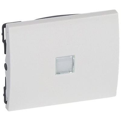 Лицевая панель Legrand Galea Life выключателя с подсветкой белая 777011