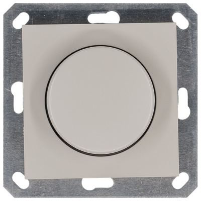 Диммер с накладкой 30-400W, 1gang 2way, цвет Тауп Jasmart G4012T