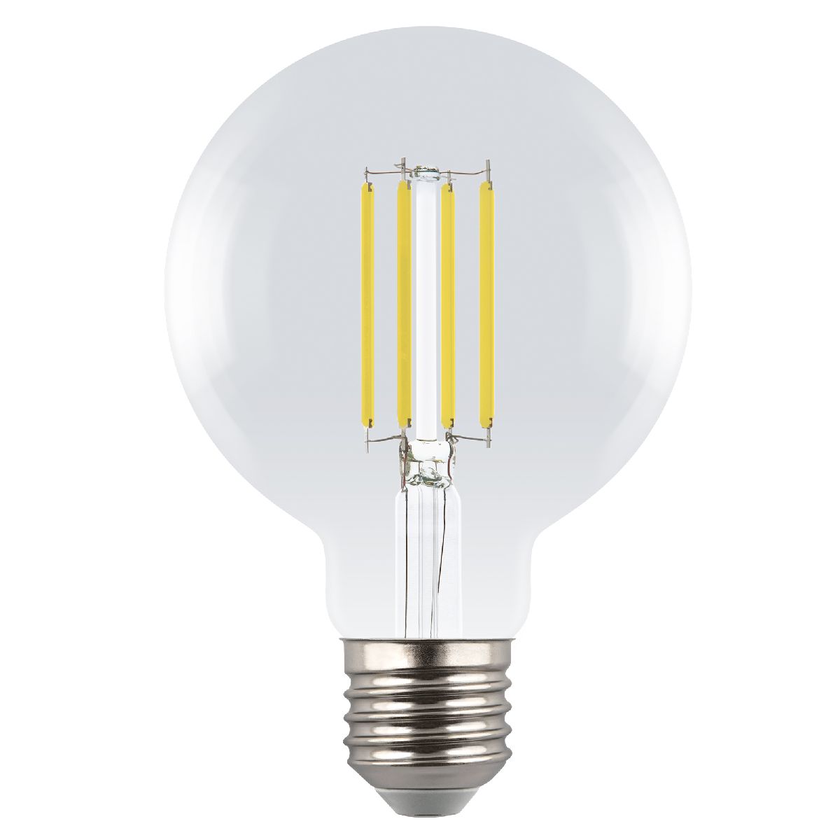 Лампа светодиодная филаментная Uniel LED-G95-5W/4000K/E27/CL GLY01TR UL-00011943