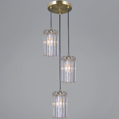 Подвесная люстра Illumico IL3562-3PSQ-24 AB LYRA