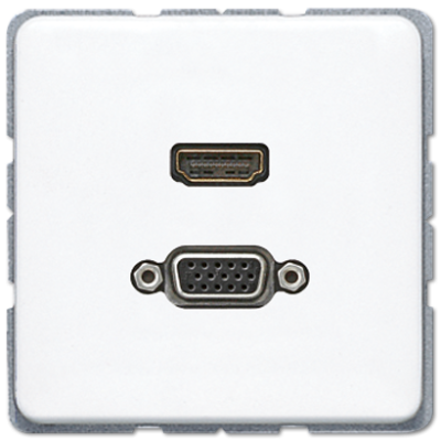 Розетка мультимедиа Jung MACD1173WW