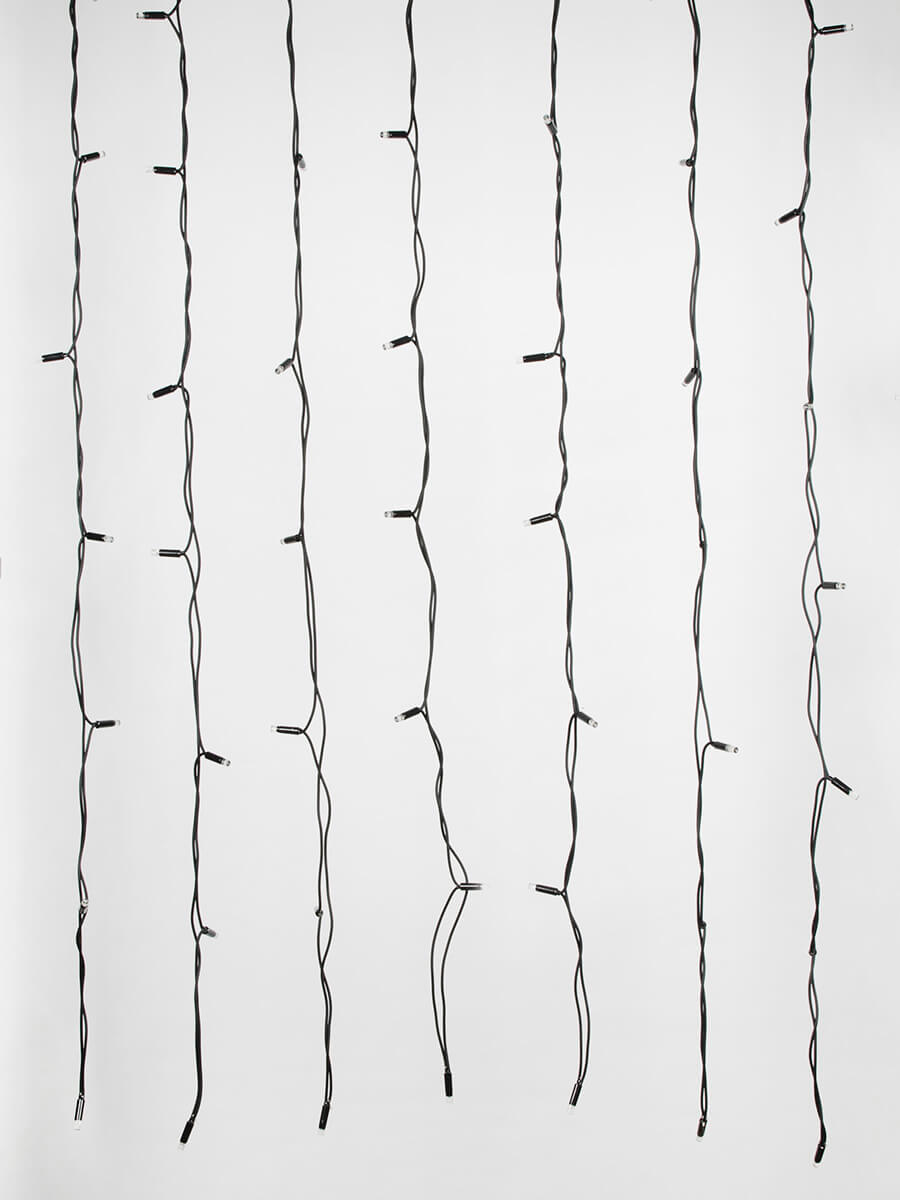 Уличная светодиодная гирлянда Uniel занавес (UL-00003937) разноцветный ULD-C2030-240/TBK Multi IP67