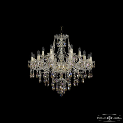 Подвесная люстра Bohemia Ivele Crystal 1415/12+6/300 G K801