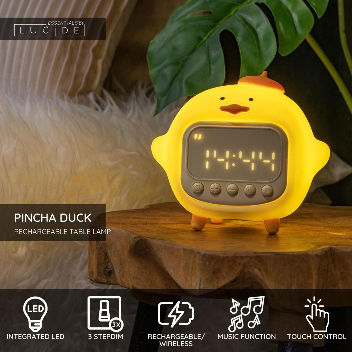 Настольная лампа Lucide Pincha Duck 54500/01/34