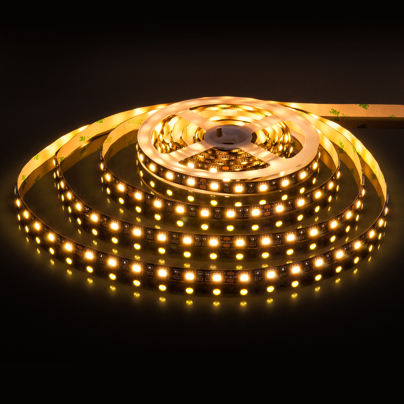 Светодиодная лента Elektrostandard 24V 14,4W 60Led 5050 IP20 теплый белый, Black, 5м 4690389172168