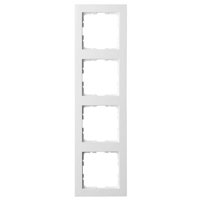 Рамка Jasmart G-Classic 4-постовая белый глянцевый поликарбонат G1004W