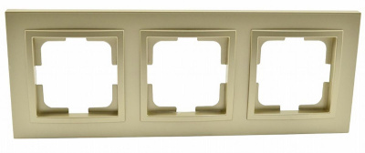 Рамка на 3 поста Mono Electric Despina титан 102-220000-162