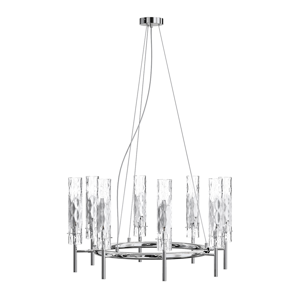 Подвесная люстра Crystal Lux PRIMAVERA SP8 CHROME