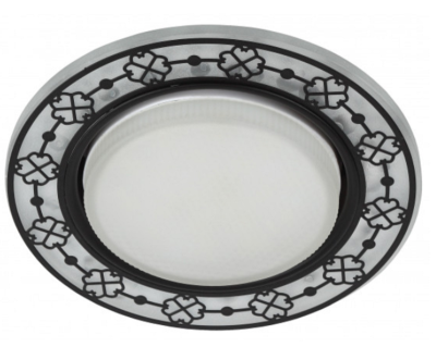 Встраиваемый светильник Эра DK LD28 WH/BK /1 Б0048932