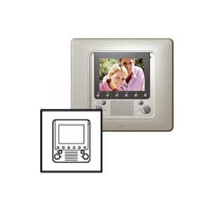 Лицевая панель Legrand Celiane видеоблока внутреннего дополнительного титановая 068505