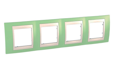 Рамка 4-постовая Schneider Electric Unica Хамелеон MGU6.008.563